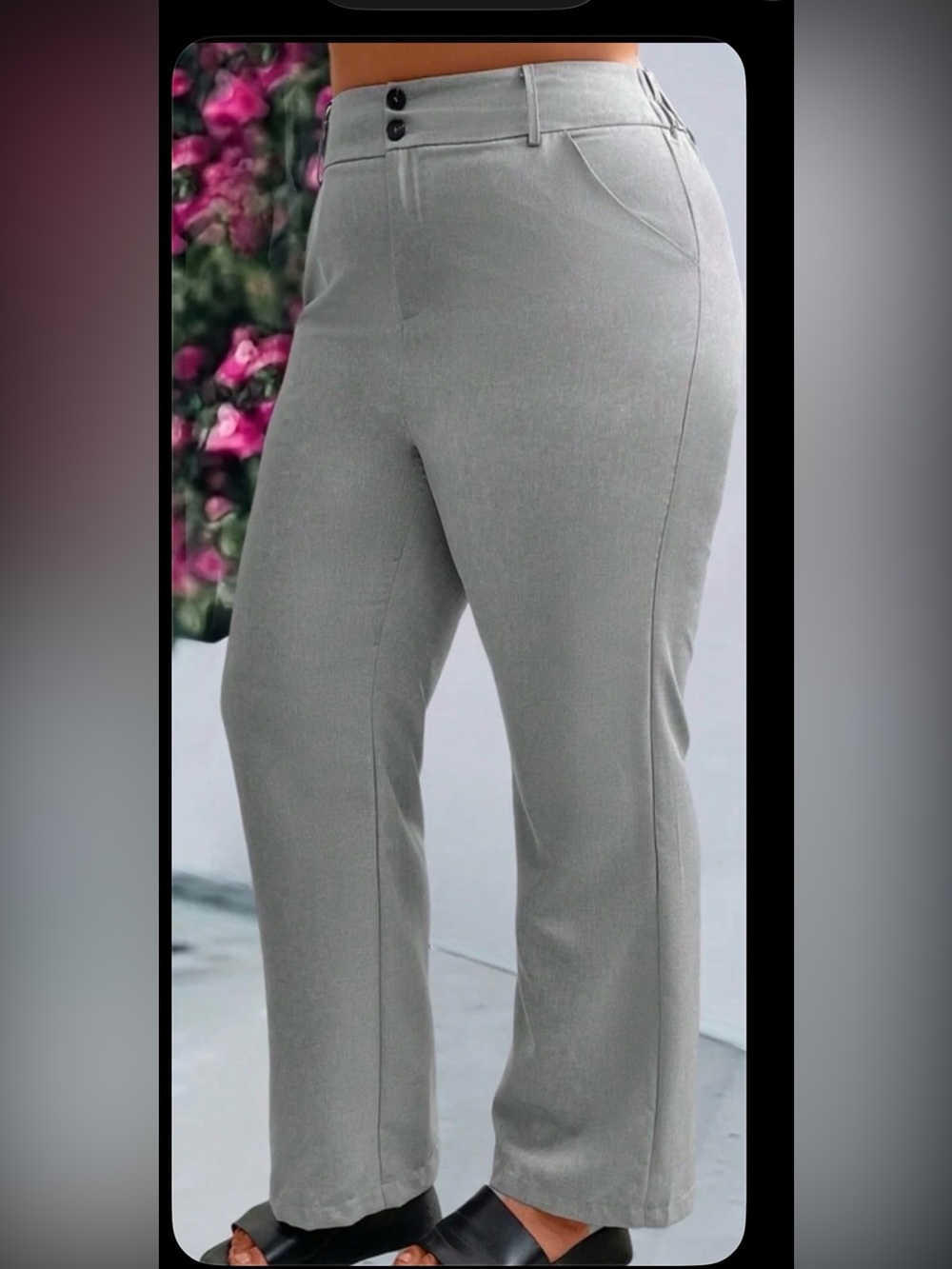 SHEIN Men's Straight-Leg Pants in Light Gray. New ! Beautiful pants .